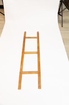 Wooden hanging frame to be attached to steamer trunk for hanging  clothes.