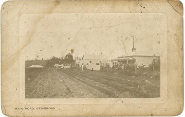 Postcard - Postcard of 'Main Road - Gembrook'