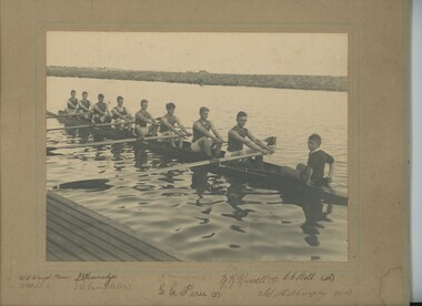 Photograph - Photograph of Geelong College rowing team