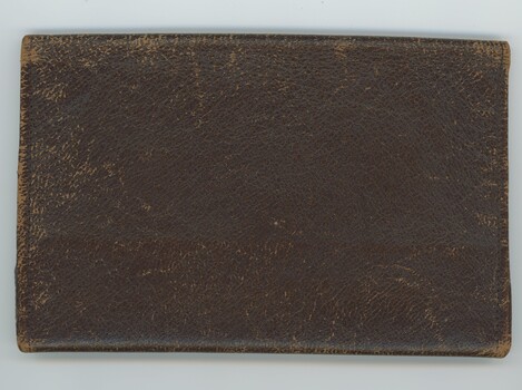 The back of the closed wallet