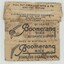 A packet of Boomerang Cigarette Papers opened out. No papers.