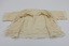 Baby jacket is wide open, and the inside of the jacket is visible. 