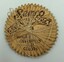 Semco Rayon Crochet wheel with Semco label visible. Gold thread.