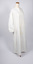 Angled view of long cream-colored nightdress with one sleeve visible.
