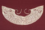 Lace Collar with tape ties.