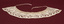 Lace collar with tape ties.