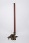 Side view of fire fighters beater showing long pole with heavy duty textile straps attached.