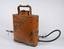 Side view of Fire Fighting Knapsack showing the lower hose attachment