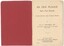 Inside front cover of booklet showing the title, author and publisher details