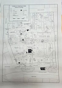 Map of Nobelius Heritage Park - 2003