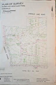 Nobelius Heritage Park, Plan of Survey 2013