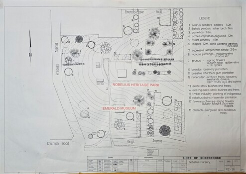 Survey map of the Nobelius nursery
