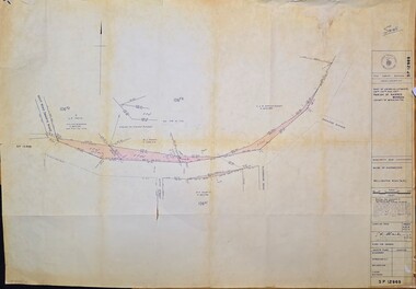 Image of Part of Crown allotments 106E and 106G2, survey map of Wellington Rd., near Magpie Rd. and Paradise Rd., Clematis 1972