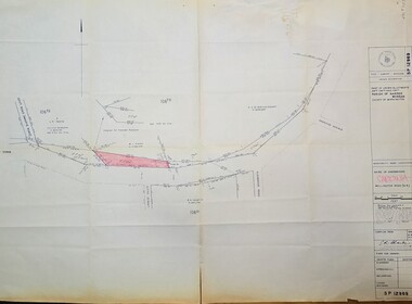 Image of Part of Crown allotments 106F2 and 106G1, survey map of Wellington Rd., near Magpie Rd. and Paradise Rd., Clematis 1972