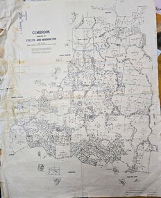 Image of Gembrook, Counties of Evelyn & Mornington land holding map 1967