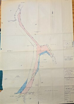 Image of Survey Map - Municipality Road Classification - Beaconsfield-Emerald Rd. (near Downey Rd.) 1972