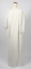 Back view of long, white cotton nightie on mannequin
