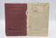 Inside front cover of booklet with text on both sides
