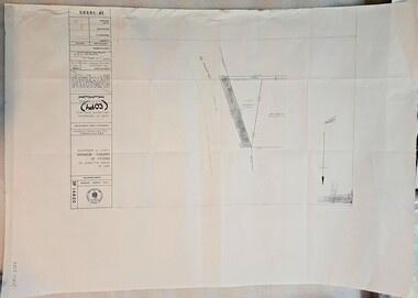 Image of map indicating road classification alterations Wellington Rd. 1978