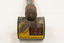 Front of barrel and plunger. Lettering visible on barrel.