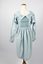 Back view of dress showing extensive smocking