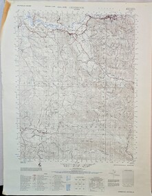 Gembrook topographical map