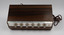 Front of amplifier showing a row of control buttons