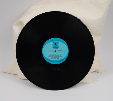 Front of long playing (LP) record.