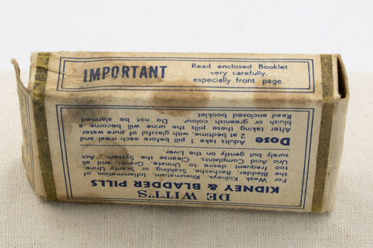 Side image of De Witt's Kidney & Bladder pill box