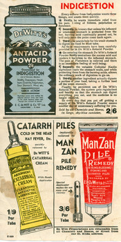 Image of De Witt's Kidney and Bladder instructions contained in pill box
