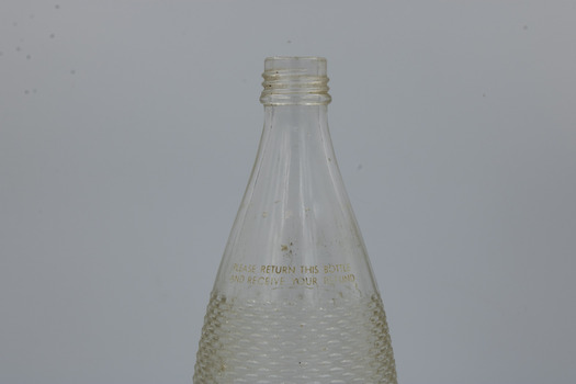 Top and neck of Cottee's bottle