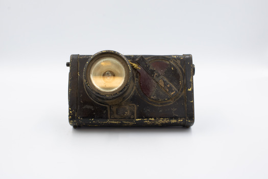 Front view of lamp.