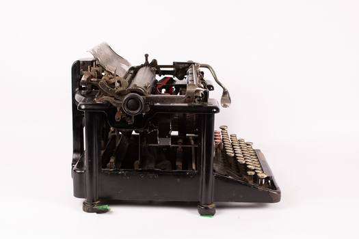 side view of Remington typewriter