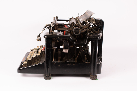 side view of Remington typewriter