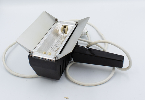Front of halogen light open