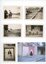 Five black and white photographs and one colour slide all associated with Clematis Station and particular people