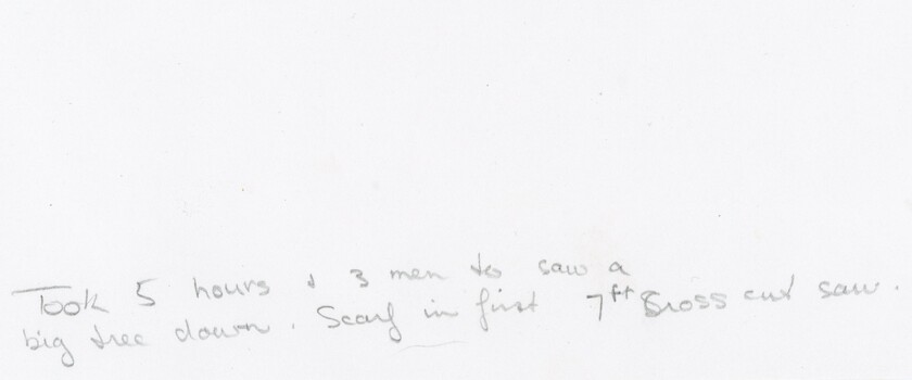 White paper with handwritten text in pencil.