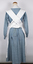 Back view of nurse apron showing crossed straps.