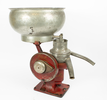 Cream separator back view