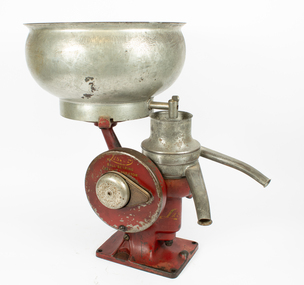 Cream separator back view