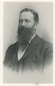 Black and white photographic portrait (head and shoulders) of Carl Axel Nobelius