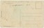 The message side of a postcard, with no message, address, or stamp but a handwritten annotation and accession number.