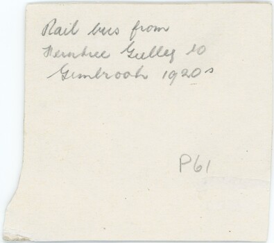 Cream card with handwritten annotations in pencil.