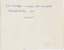 A cream card with handwritten annotation in blue pen.