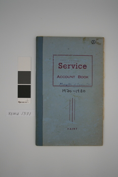 Front of Minute Book closed.