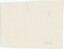 A mostly blank piece of cream card, with a handwritten accession number in pencil in the bottom-right.