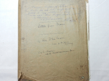 Letters of Reverend Travers Guy Rogers  -  (Items held by Monash Memorial Defence Library), Aunt of the donor's wife, circa 1916