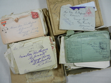 Letters of James McDonald & James William Pumfrey  -  (Items held by Monash Memorial Defence Library), James Pumfrey and James McDonald, 1915 - 1918