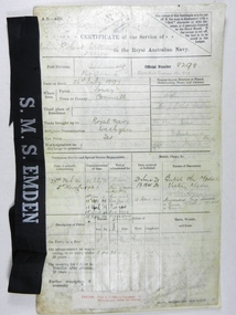 RAN Certificate of Service, Seamen and Communication Branches