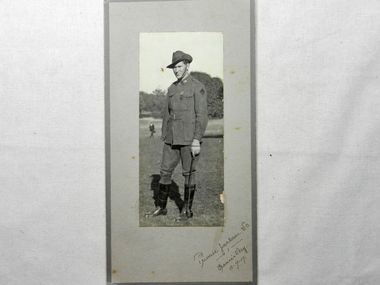 Photograph of John William Alexander Jackson, July 1917